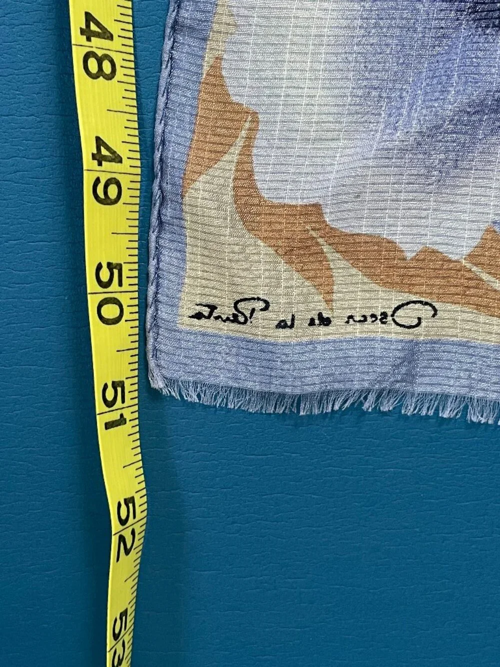 Vintage Accessory Street/Oscar de La Renta Silk Scarf Made in Japan